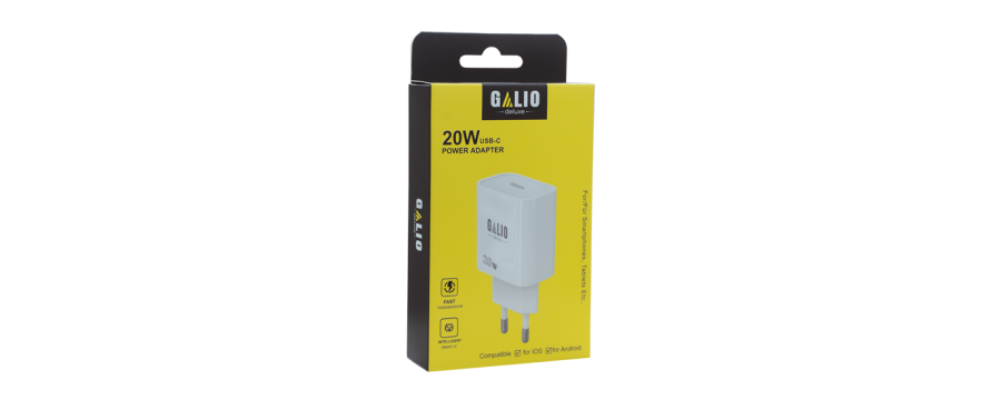 REZ Galio 20W USB-C Adapter - White