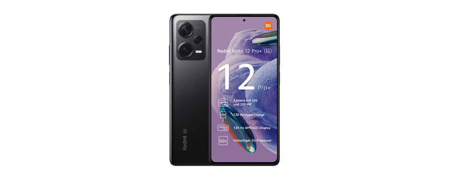 Xiaomi Redmi Note 12 Pro+ 5G Dual Sim 8GB RAM 256GB - Black