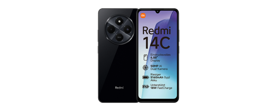 Xiaomi Redmi 14C 4G Dual Sim 4GB RAM 128GB - Black