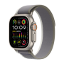 Watch Apple Watch Ultra 2 LTE 49mm Titanium Case with Trail Loop S/M - Green/Grey
