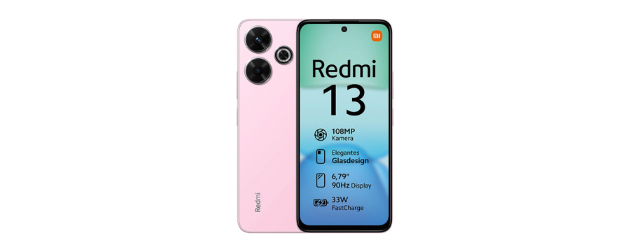 Xiaomi Redmi 13 4G Dual Sim 8GB RAM 256GB - Pink