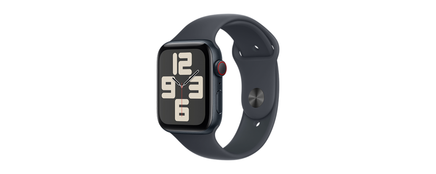 Watch Apple Watch SE (2024) GPS 40mm Midnight Aluminium Case with Sport Band S/M - Midnight