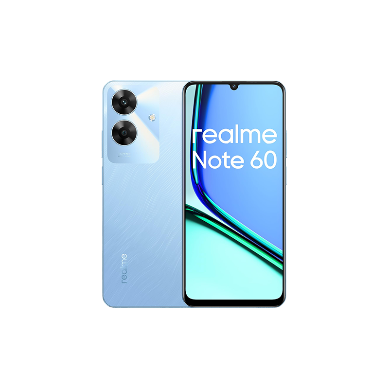 スマートフォン本体 realme Note 60 4GB/128GB Voyage Blue Realme Note 60 Global Ver. Android Cell Phone (Blue/4GB+128G
