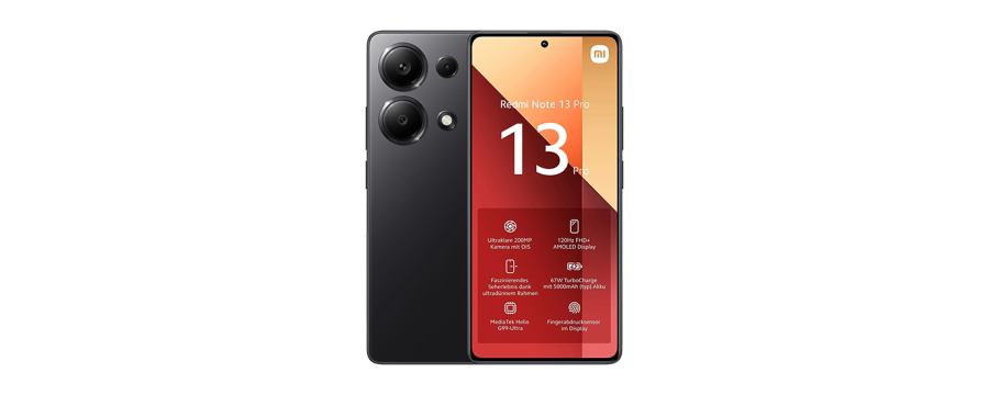 Xiaomi Redmi Note 13 Pro 4G Dual Sim 8GB RAM 256GB - Black