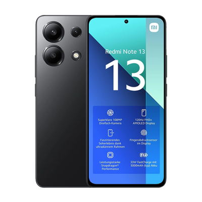 Xiaomi Redmi Note 13 4G Dual Sim 8GB RAM 128GB - Black