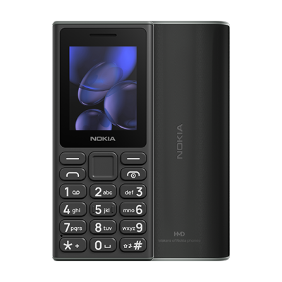 Nokia 105 2024 (EN,DE,IT,FR,ES,PT,RO) - Black
