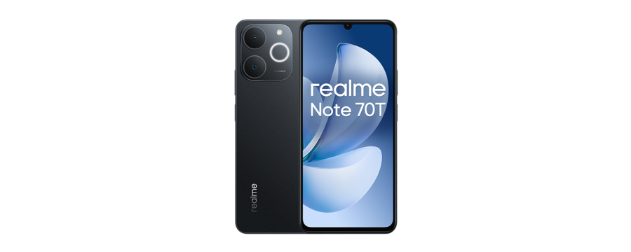 Realme Note 70T Dual Sim 4GB RAM 128GB - Black