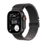 Watch Apple Watch Ultra 3 (2025) 5G 49mm Black Titanium Case with Black Titanium Milanese Loop M - Black