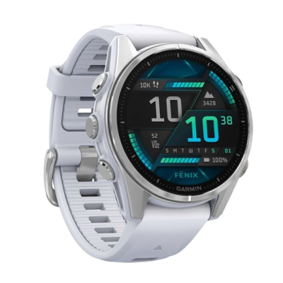 Watch Garmin Fenix 8 GPS 43mm Silicon White Band - White