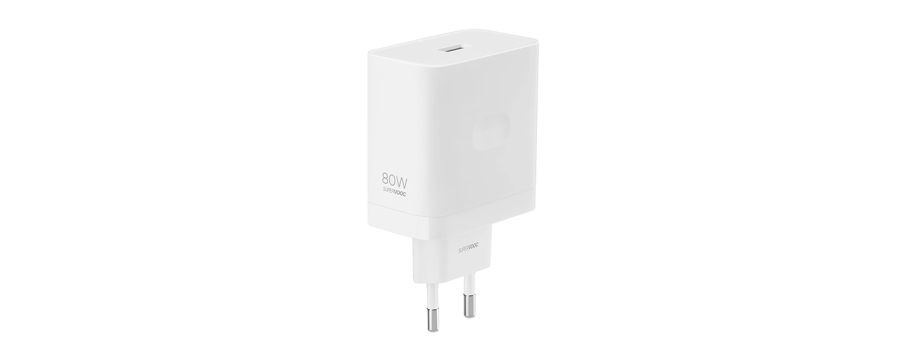 Realme 80W USB-A SuperVooc  Adapter - White