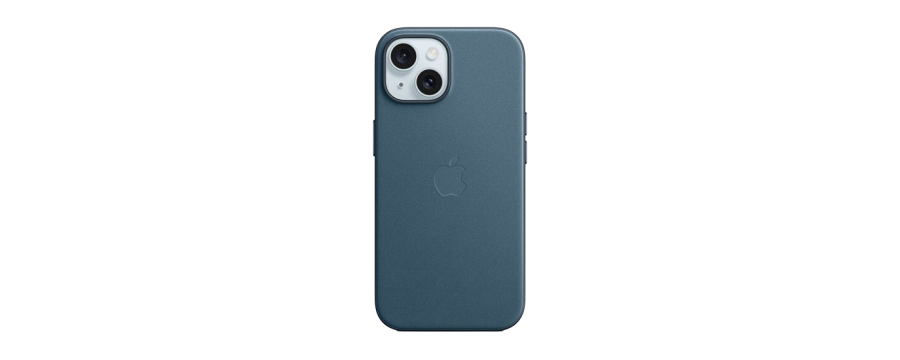 Apple iPhone 15 FineWoven Case - Pacific Blue