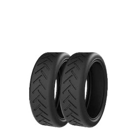 Modelabs Made for Xiaomi New Tires (2pcs) X2 8,5 Black, für Xiaomi Mi M365, 1S, Pro, PRO2, Essential