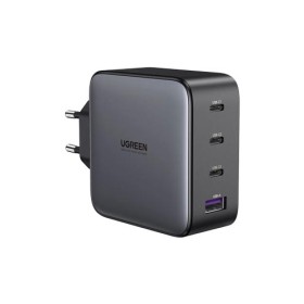 UGREEN 100W GaN Tech Fast Wall Charger, 1x USB-A & 3x USB-C Black