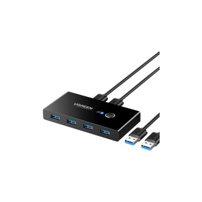 UGREEN 2 In 4 Out Sharing Switch Box Black