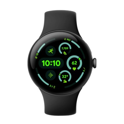 Google Pixel Watch 3 LTE Matte Black / Obsidian, GA05744-DE, 41mm