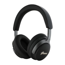 GUESS Wireless Bluetooth Headset Script Logo ANC/ENC Black, GUBHC22PSFCSMK, Universal
