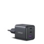 UGREEN 30W 3-Port GaN II Fast Wall Charger, USB-A  & 2 x USB-C Black