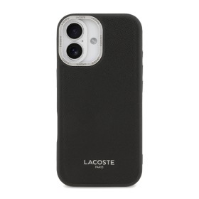 Lacoste Hard Cover PU Leather Champs Elysees MagSafe Black, for iPhone 17, LCHMP17SPCESK