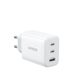 UGREEN 65W Fast Wall Charger, USB-A  & 2 x USB-C White