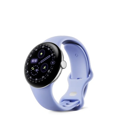 Google Pixel Watch 4 WiFi 41mm Polished Silver / Iris, GA06002-EU