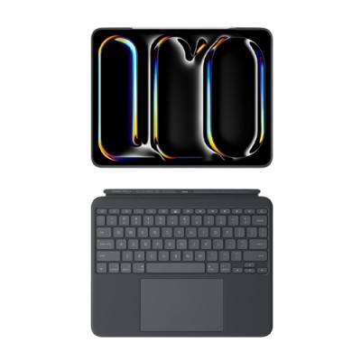 Logitech Wireless Combo Touch Keyboard - Quertz Graphite, für Apple iPad Pro 13" ( M4 / M5 )