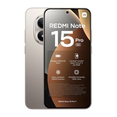 Xiaomi Redmi Note 15 Pro 5G 512GB, 12GB RAM, Titanium