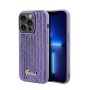 GUESS Hard Cover Script Logo Purple, für iPhone 14 Pro Max, GUHCP14XPSFDGSU