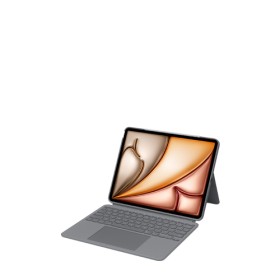 Logitech Wireless Combo Touch Keyboard - Quertz Oxford Grey, für Apple iPad Air 13" ( 2024 / 2025 )