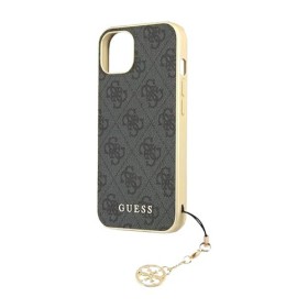 GUESS Hard Cover 4G Charms Grey, für Apple iPhone 13, GUHCP13MGF4GGR