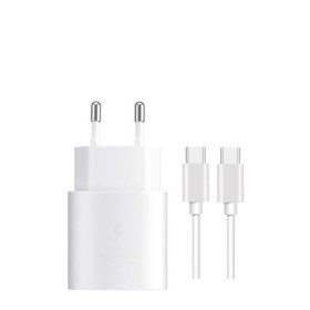 Samsung Netzteil USB Type-C Schnelllader & 1 m Ladekabel Typ C White, 3A, EPTA800XW, Retail