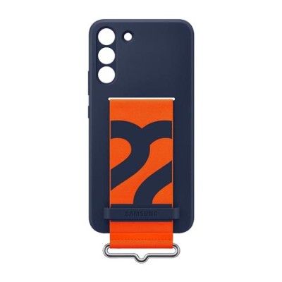 Samsung Silicone Cover with Strap Navy, für Samsung Galaxy S22+, EF-GS906TNEGWW, Retail