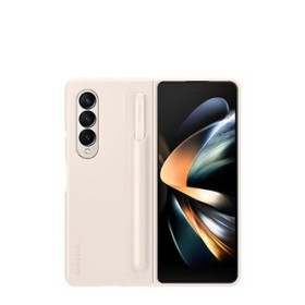 Samsung Standing Cover mit Pen Sand, für Samsung Galaxy Z Fold4, EF-OF93PCUEGWW