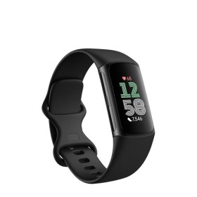 FitBit Charge 6 schwarz, Fitness Tracker mit Armband, GA05183-EU