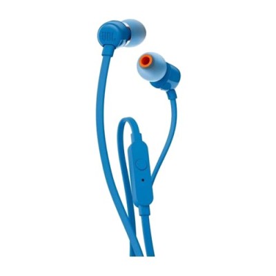 JBL T110 In Ear Headset mit Mikrofon Blue, JBLT110BLU