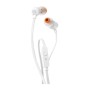 JBL T110 In Ear Headset mit Mikrofon White, JBLT110WHT