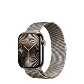 Apple Watch Series 10 GPS + Cellular Natural Titanium, Natural Milanese Loop M/L, MWYC3QF/A, 46mm
