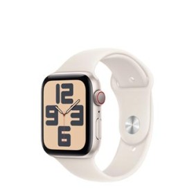 Apple Watch SE GPS + Cellular Starlight Aluminium, Starlight Sport Band S/M, MXGT3QF/A, 44mm