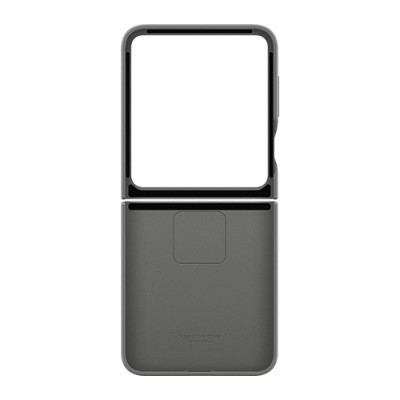 Samsung Silicone Case with Ring Grey, für Samsung Galaxy Flip6 / Flip7 FE, EF-PF741TJEGWW