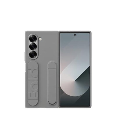 Samsung Silicone Stand Case with Strap Grey, für Samsung Galaxy Fold6, EF-MF956TJ