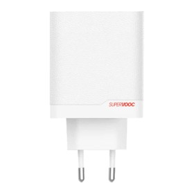 OnePlus 120W Dual Ports SuperVooc Adapter (Type-C + Type-A) + Cable Type-C White, 5461100631