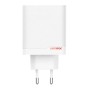 OnePlus 120W Dual Ports SuperVooc Adapter (Type-C + Type-A) + Cable Type-C White, 5461100631