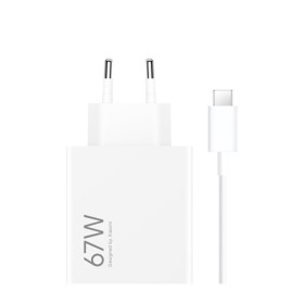 Xiaomi 67W HyperCharger Combo Type A Ladegerät MDY-12 + Datenkabel USB-C 6.2A White, BHR9465EU