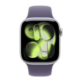 Apple Watch Series 11 GPS Silver Aluminium, Purple Fog Sport Band M/L, MEVA4ZR/A, 46 mm