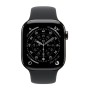 Apple Watch Series 11 GPS + Cellular Slate Titanium, Black Sport Band S/M, MF8R4ZR/A, 42 mm