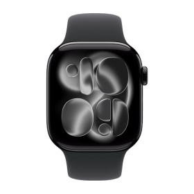 Apple Watch Series 11 GPS + Cellular Jet Black Aluminium, Black Sport Band M/L, MFC44ZR/A, 46 mm