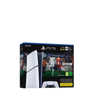 Sony PlayStation 5 Digital Edition incl. EA SPORTS FC 26 Voucher White, 825GB, E-Chassis