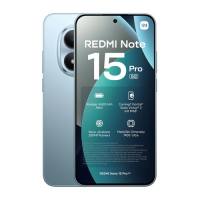 Xiaomi Redmi Note 15 Pro 4G 256GB, 8GB RAM, Blue