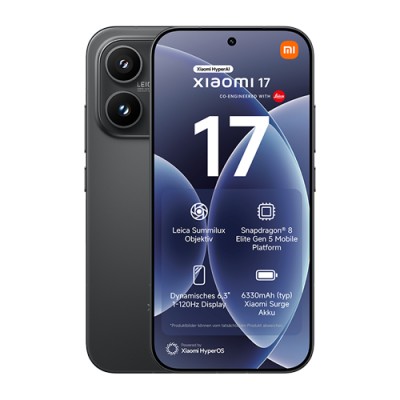 Xiaomi 17 512GB, 12GB RAM, schwarz