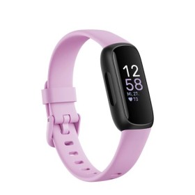 FitBit Inspire 3 Lilac- schwarz, Fitness Tracker mit Armband