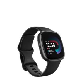 FitBit Versa 4 Fitnesstracker mit Armband schwarz, FB523BKBK